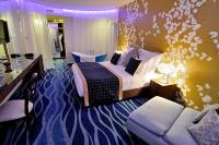 Romantic hotelroom of Hotel Cascade Resort in Demjen at discount prices