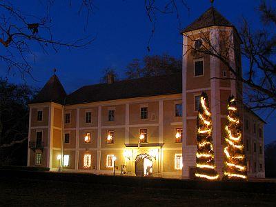 L'edificio del Castello Hedervary - hotel romantico a 4 stelle a Hedervar - Hotel Castello di Hedervary - Ungheria - Hedervar