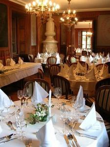 Elegant restaurang - Slott Hotell Hedervar - Ungern - Slottshotell Hedervary - hotellet med renässans stil i Ungern - Hedervar