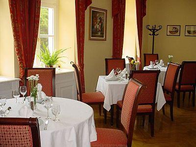 Restaurant elegant în hotelul de castel de 4 stele Grof Degenfeld din Ungaria - ✔️ Grof Degenfeld Kastelyszallo**** - Hotel de castel în Tarcal, Ungaria