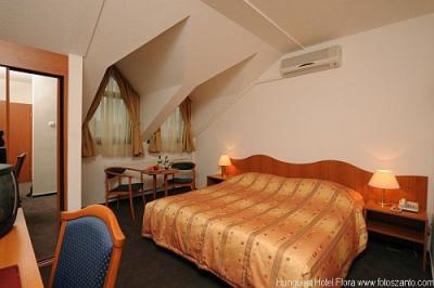 Camera mansardata a prezzi scontati con trattamento di mezza pensione - ✔️ Hunguest Hotel Flora*** Eger - albergo e centro benessere e termale a Eger