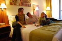 Wellness Hotel Gyula propose une chambre familiale conviviale