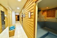 La sección de wellness del Hotel Irottko espera a sus huéspedes con infrasauna y sauna finlandésa en Koszeg