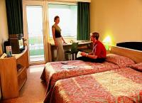 Hermosa habitación doble en el hotel de 3 estrellas Hotel Ibis Budapest Vaci ut
