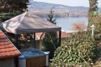 jacuzzi with panoramic view in Visegrad in Var Wellness Hotel