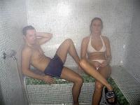 Cabine à vapeur dans le bain turc dans l'Hôtel Duna Wellness *** à Baja - vacances spa pas chères 