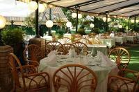 Taras restauracyjny w Hotelu Grand Danubius Margitsziget Budapeszt na wyspie Małgorzaty - Hotel luksusowy w cichym i zielonym zakątku