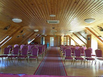 Fűzfa Hotel and Leisure Park Poroszló - 100-person conference room, banquet hall at Poroszló - ✔️ Fűzfa Pihenőpark*** Poroszló - Special discount wellness and thermal hotel lakeside wood cabins at Poroszló