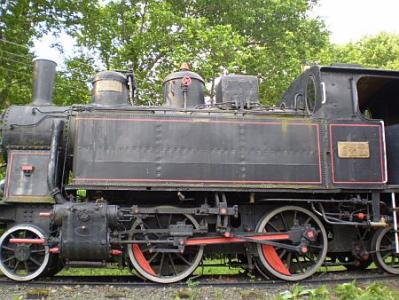 Hotel Boglar Balatonboglar - locomotive in the park of the former Lokomotiv Hotel - Hotel Boglar - Directly on the shore of Lake Balaton in Balatonboglar