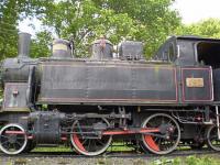 Hotel Boglar Balatonboglar - een oude locomotief in het park van het vroegere Hotel Lokomotiv