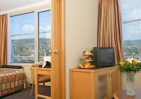 Hermosa habitación con panorama maravilloso en el Hotel Budapest