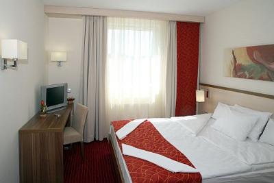 Tweepersoonskamer in  Gyor Hotel Famulus - viersterren hotel Famulus, business hotel in Gyor - Gyor - Hongarije - ✔️ Famulus Hotel**** Győr - Famulus Business Hotel Gyor