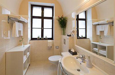 Stanza da bagno con doccia all'Hotel Fonte - hotel a 3 stelle a Gyor - Hotel Fonte*** Gyor - Hotel Fonte Gyor