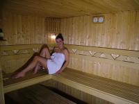 Sauna in het Hotel Hajnal in Mezőkövesd - wellnesshotel vlakbij het thermale bad Zsóry