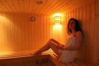 Wellness weekend la Balaton, saună în Hotel Kristály Keszthely