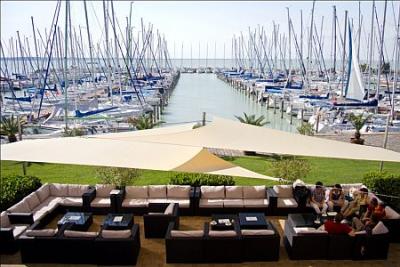 Porto yacht a Balatonkenese vista panoramica dall'Hotel Marina-Port - ✔️ Hotel Marina Port**** Balatonkenese - centro benessere sulle rive del Balaton