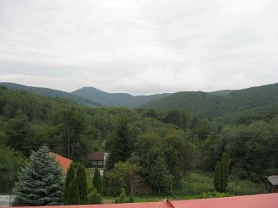 Vista dei monti di Matra dalle finestre delle camere dell'Hotel Narad Park - ✔️ Hotel Narád Park**** Mátraszentimre - albergo e centro benessere a Matraszentimre