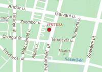 Ventura hotel Budapest - map - Hotel Ventura Budapest