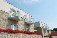 Hotel Zenit i Vonyarcvashegy med panoramautblick på Balaton sjön