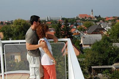 Hotel Kakadu - wellness hotel in Keszthely met prachtig panorama-uitzicht over het Balatonmeer - dakterras van het Hotel Kakadu in Keszthely, Hongarije - ✔️ Wellness Hotel Kakadu*** Keszthely - wellness hotel tegen actieprijzen aan het Balatonmeer