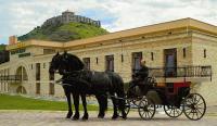 Hotel Kapitany in Sumeg offers horse cart services