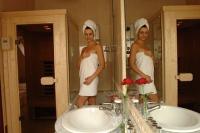 Suite con sauna e jacuzzi all'Hotel Korona a Eger