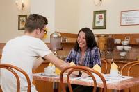 Sala per la prima colazione all'Hotel Mandarin - alberghi a Sopron