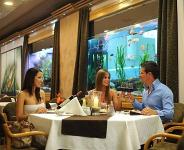 Restaurant of Wellness Hotel MenDan Zalakaroson with hungarian and international dishes
