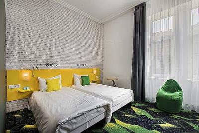 Ibis Styles Budapest Center -　メルキュ－ルホテル内ツインル－ムの落ち着いたお部屋 - ✔️ Ibis Styles Budapest Center*** - ホテルIbisブダペスト　メトロポル