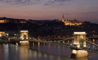 Panorama from Hotel Sofitel Chain Bridge in Budapest - Hotel Sofitel Budapest Chain Bridge***** - Budapest Sofitel