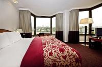 Plaisante chambre double avec vue panoramique sur le Danube et Pont des Chaînes à Sofitel Budapest en centre ville - hôtel de luxe 5 étoiles