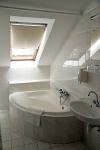 Bathroom of Swiss Lodge Pension in Nyiregyhaza