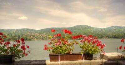 Habitacion con vista panoramica del Danibio en Visegrad - Hotel Var Visegrad - ✔️ Vár Wellness Kastélyhotel*** Visegrád - descuento hotel bienestar en Visegrad