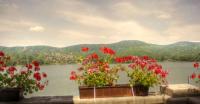 Goedkoop hotel kamers met een panoramisch op Donau en Wellness Kasteel in Visegrad Castle 