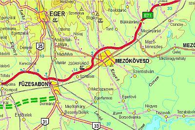 Stadtplan von Mezökövesd - Zsory Hotel Fit - Urlaub in Ungarn - ✔️ Zsóry Hotel Fit**** Mezőkövesd - Wellnesshotel in Mezökövesd